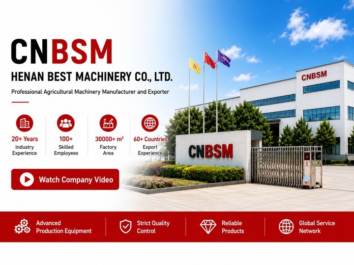 HENAN BEST MACHINERY CO., LTD (BSM) ligne de production du fabricant