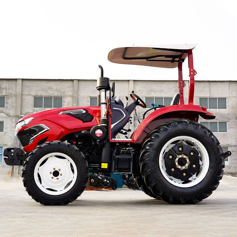 Tractor agrícola automático de 4x4 motores diesel de 100 CV de alta potencia con transmisión de engranajes y larga vida útil