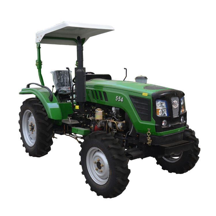 Tractor agrícola automático de 4x4 motores diesel de 100 CV de alta potencia con transmisión de engranajes y larga vida útil