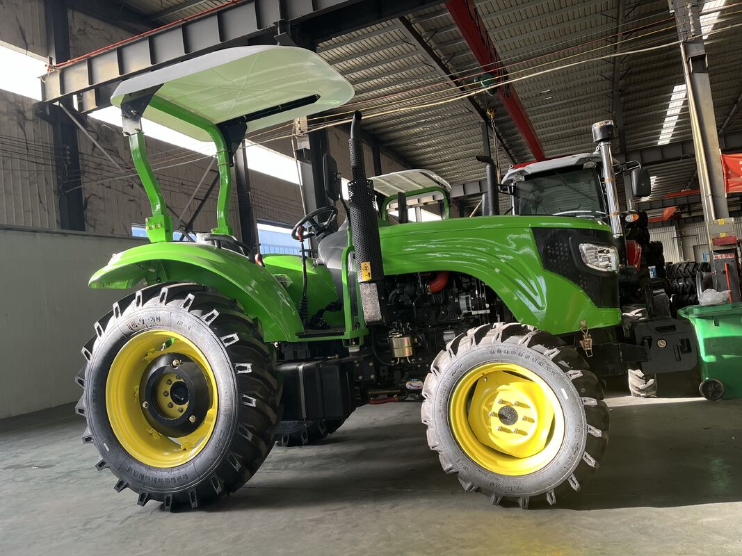Tractor agrícola automático de 4x4 motores diesel de 100 CV de alta potencia con transmisión de engranajes y larga vida útil