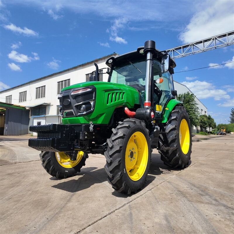 Tractor agrícola automático de 4x4 motores diesel de 100 CV de alta potencia con transmisión de engranajes y larga vida útil