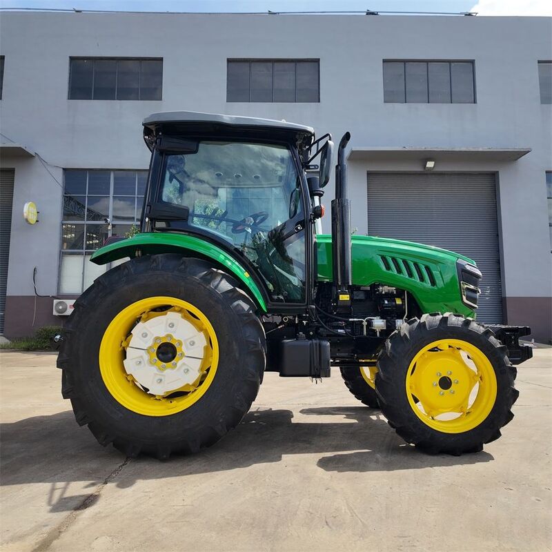 Tractor agrícola automático de 4x4 motores diesel de 100 CV de alta potencia con transmisión de engranajes y larga vida útil