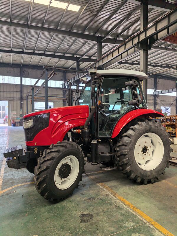 Tractor agrícola automático de 4x4 motores diesel de 100 CV de alta potencia con transmisión de engranajes y larga vida útil