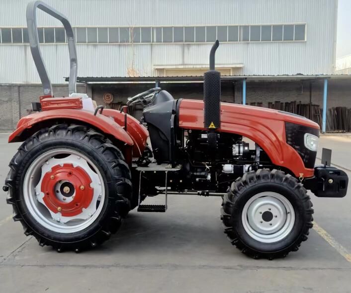 Tractor Agrícola 70HP 4WD con Motor Diésel, Cabina y Cargador, Precio de Fábrica, Maquinaria Agrícola en Venta