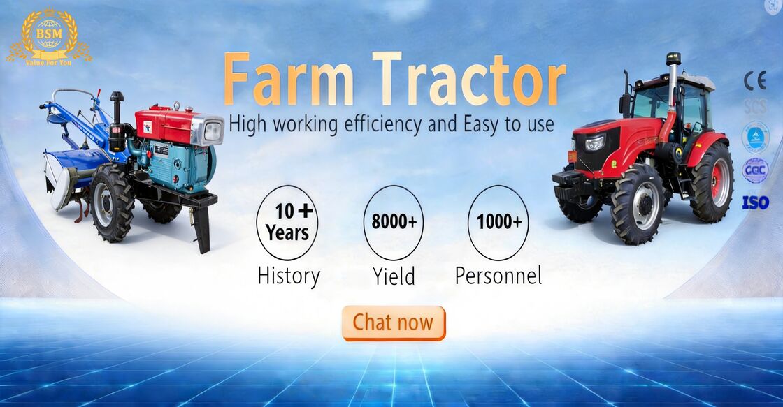 Tractor de cuatro ruedas con controles ergonómicos y asiento ajustable que brindan comodidad al operador durante largas horas de trabajo